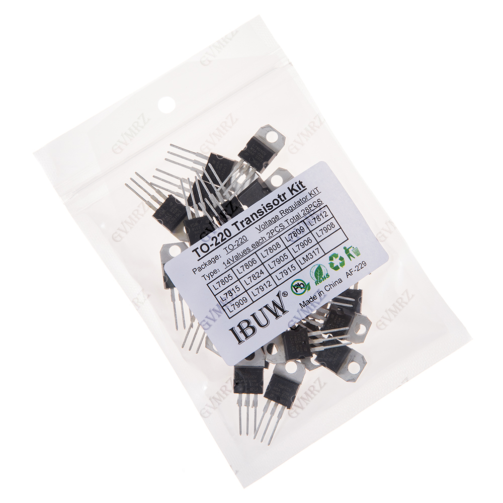 Lm317 Voltage Regulator - Kit transistor TO-220 da 28 pezzi