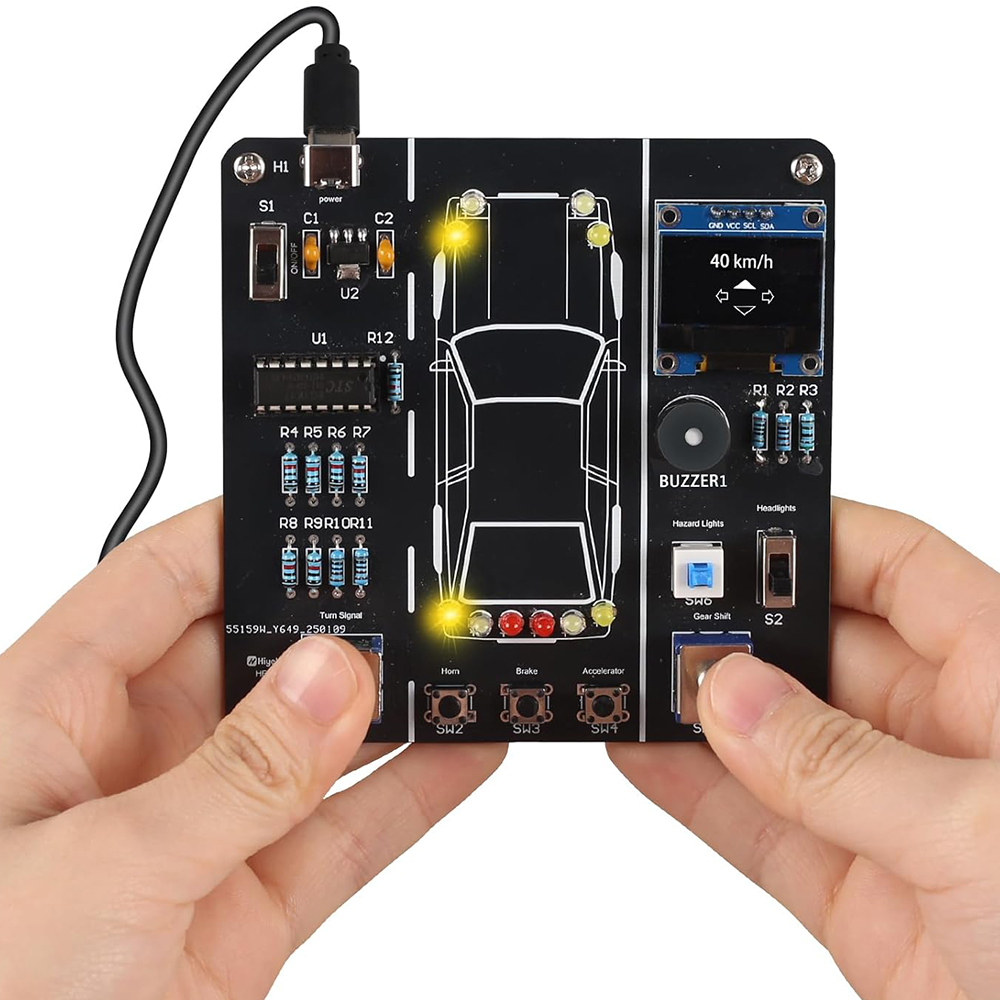 Diy Electronics Projects For Students - Simulazione di guida per auto fai-da-te