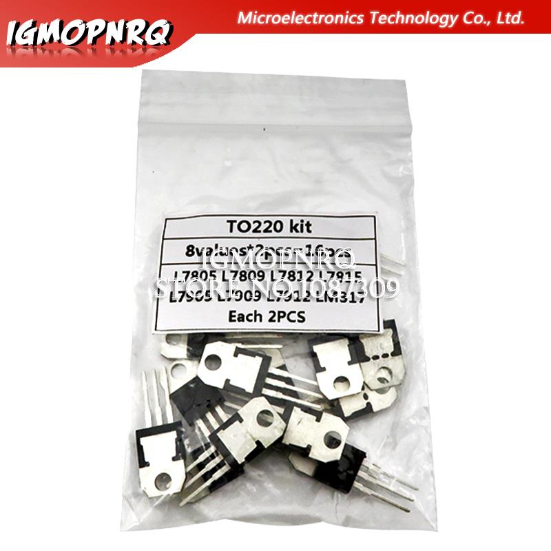Lm317 Voltage Regulator - 8 valore * 2 pz =