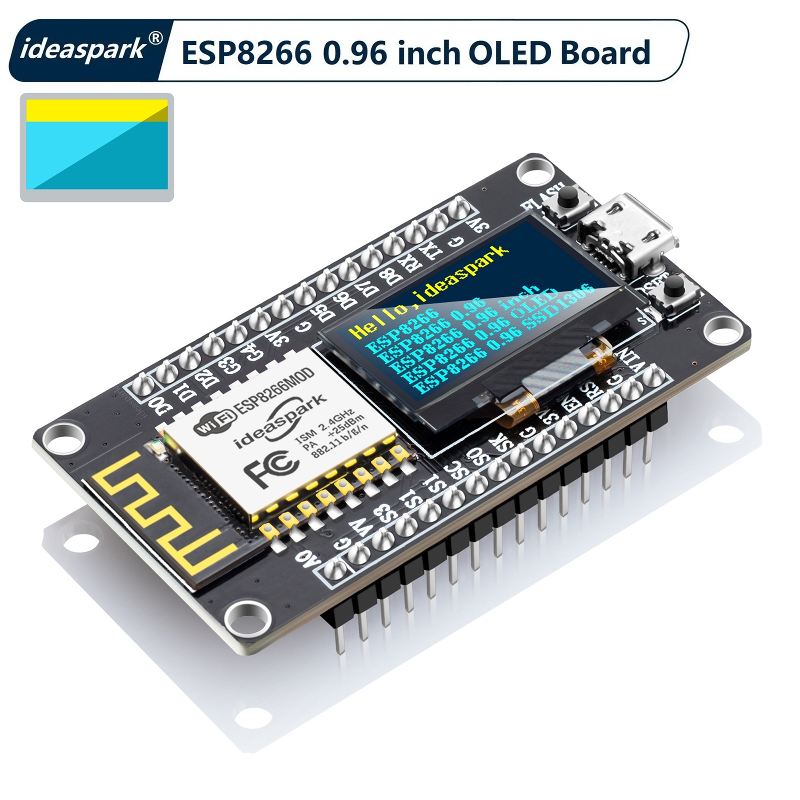 Arduino Uno Starter Kit - Scheda di sviluppo NodeMCU ESP8266 con