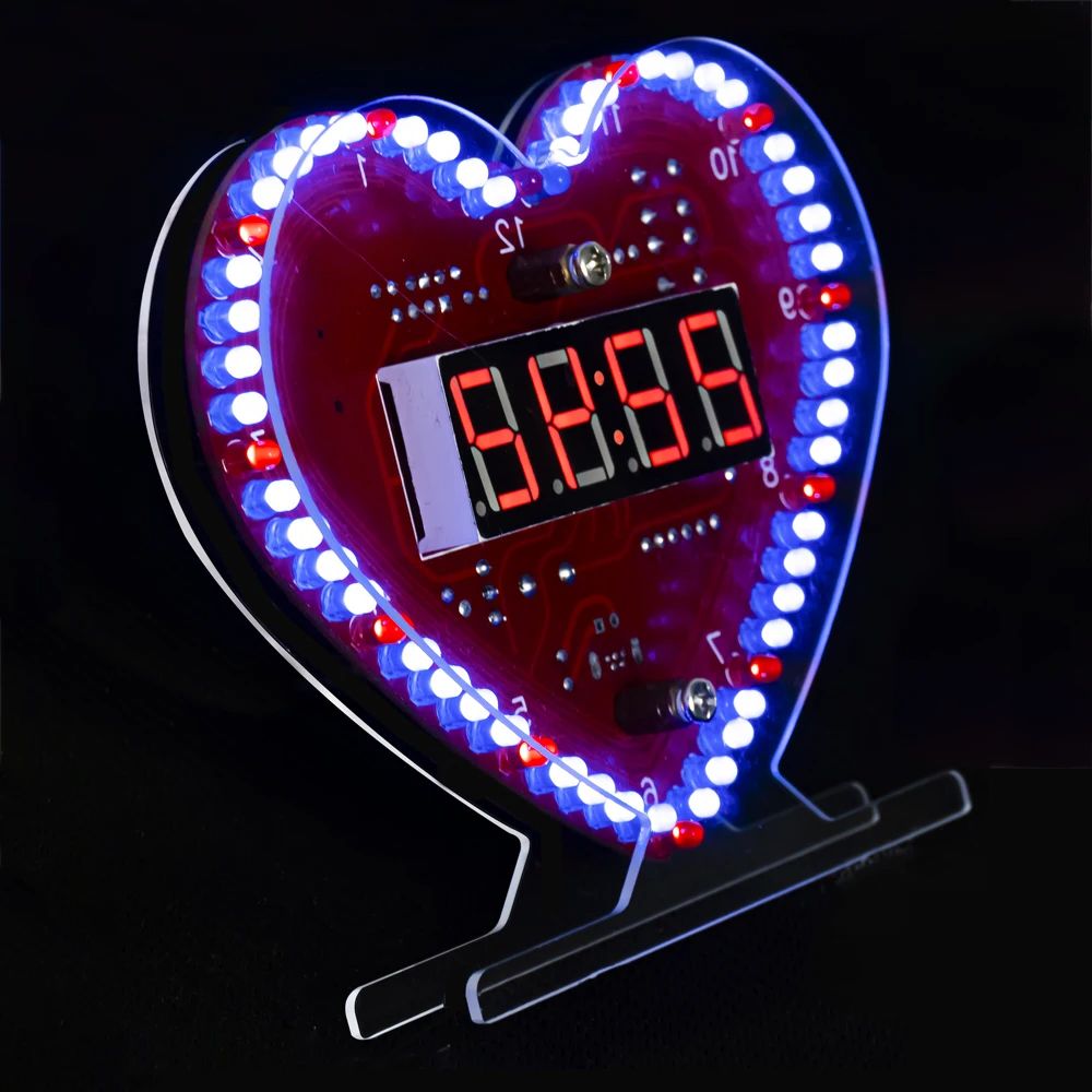Diy Electronics Repair Kit - Kit elettronico fai-da-te Orologio LED multifunzione