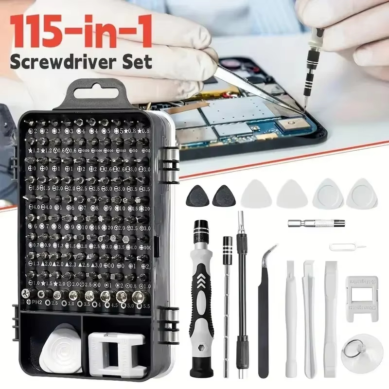 Diy Electronics Repair Kit - Set di Cacciaviti di Precisione 115-in-1