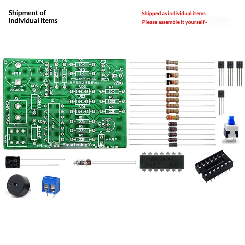 Kit Antifurto a Vibrazione per - Diy Motorcycle Electronics recensione e prezzo