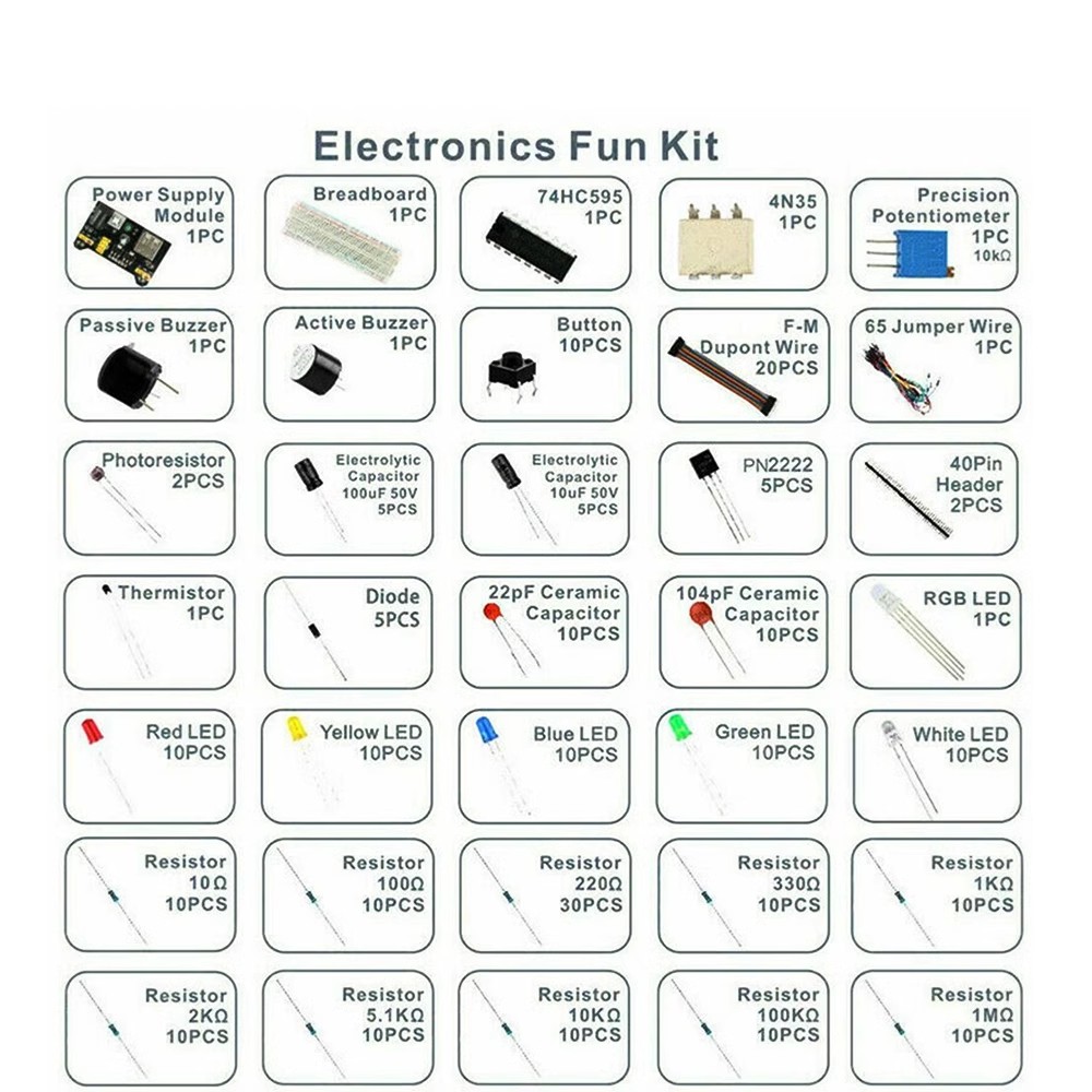 Kit iniziale progetto fai-da-t - Arduino Uno Starter Kit recensione e prezzo