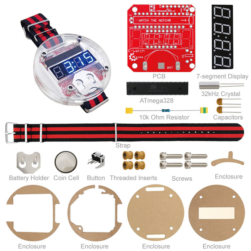 Kit LED a chip singolo Orologi - Learn Diy Electronics recensione e prezzo