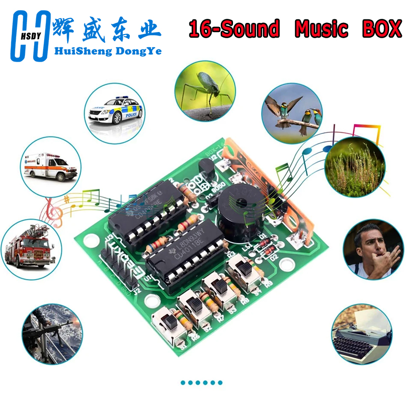 16 Scatola di risonanza musica - Diy Electronics Repair Kit recensione e prezzo