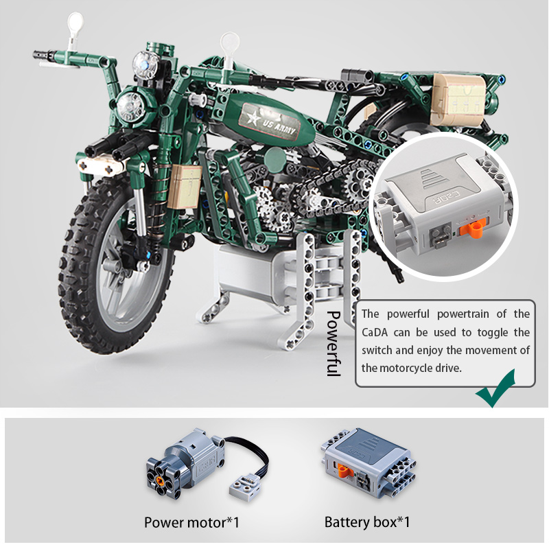 Cada 550PCS City Series motoci - Diy Motorcycle Electronics recensione e prezzo
