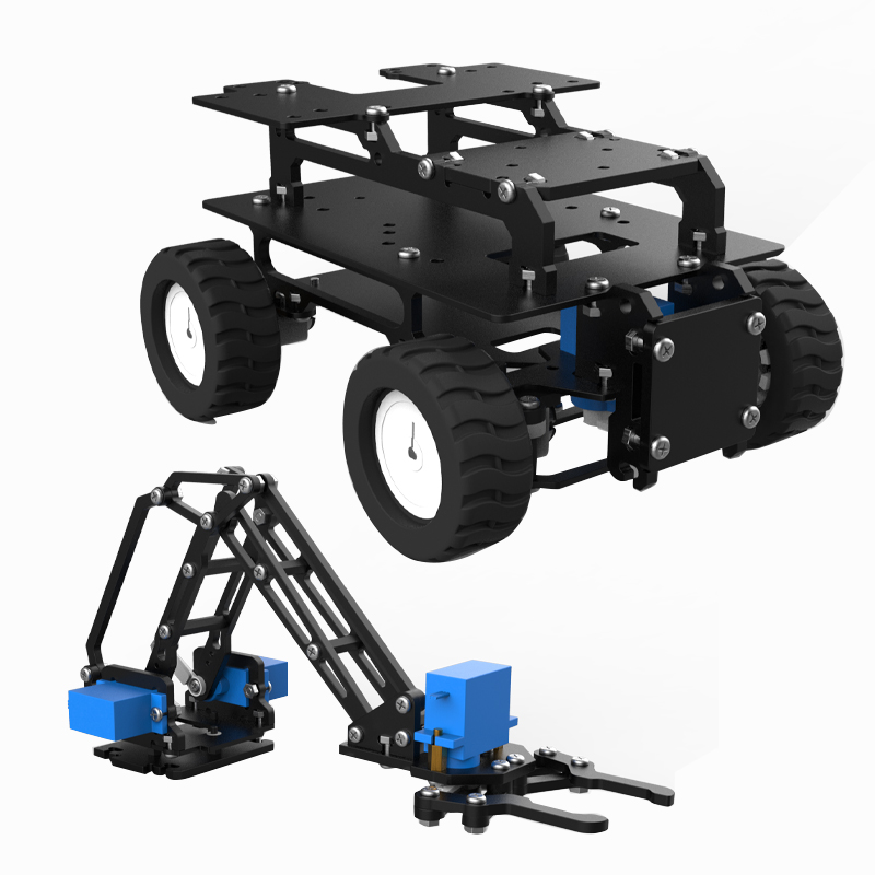 Acrilico 4WD Robot Auto Motore - Diy Robot Electronics Kit recensione e prezzo