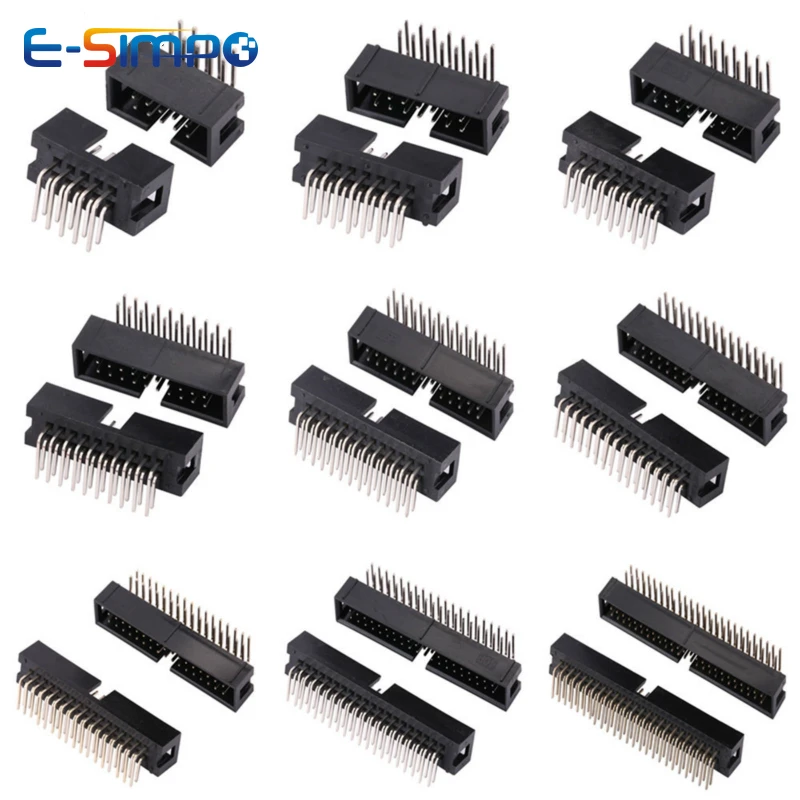 10 pz DC3 2.54mm DIP RA Ad Ang - Male Female Header Pin recensione e prezzo