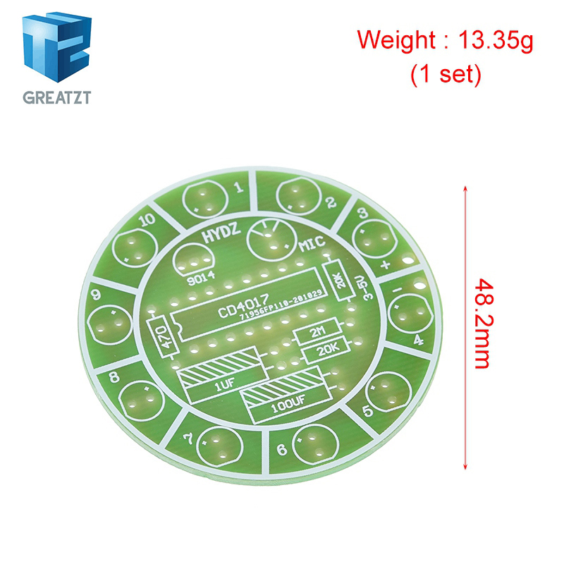 GREATZT CD4017 Kit LED Rotante - Diy Electronics Lab recensione e prezzo