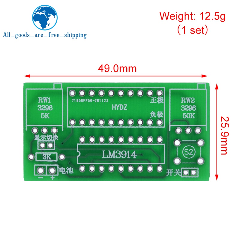 LM3914 10 Segmenti 3.7V Al Lit - Diy Electronics Test Equipment recensione e prezzo
