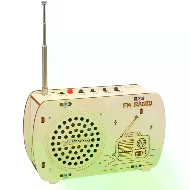 Kit Radio FM in Legno Fai-da-T - Diy Electronics Projects For Students recensione e prezzo